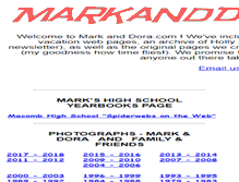 Tablet Screenshot of markanddora.com